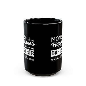 More Car Parts Equals Happiness Mug | Funny Car Guy Gift