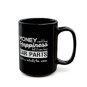 More Car Parts Equals Happiness Mug | Funny Car Guy Gift
