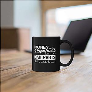 More Car Parts Equals Happiness Mug | Funny Car Guy Gift