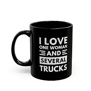 I Love One Woman and Several Trucks Mug | Funny Trucker Gift