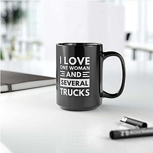 I Love One Woman and Several Trucks Mug | Funny Trucker Gift