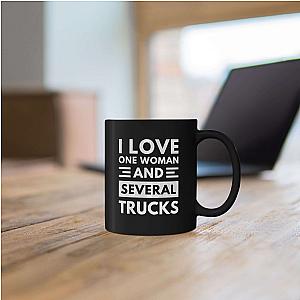 I Love One Woman and Several Trucks Mug | Funny Trucker Gift