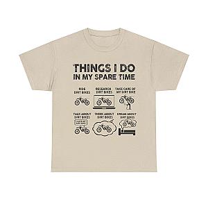 Things I Do in My Spare Time Dirt Bike T-Shirt | Funny Biker Gift