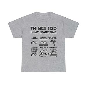 Things I Do in My Spare Time Dirt Bike T-Shirt | Funny Biker Gift
