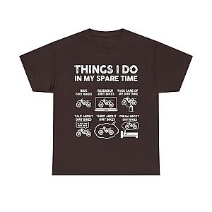 Things I Do in My Spare Time Dirt Bike T-Shirt | Funny Biker Gift