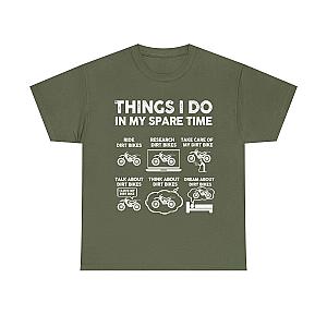 Things I Do in My Spare Time Dirt Bike T-Shirt | Funny Biker Gift