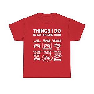 Things I Do in My Spare Time Dirt Bike T-Shirt | Funny Biker Gift