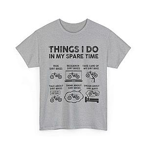 Things I Do in My Spare Time Dirt Bike T-Shirt | Funny Biker Gift