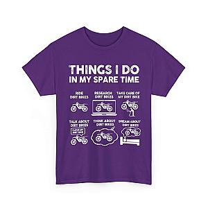 Things I Do in My Spare Time Dirt Bike T-Shirt | Funny Biker Gift