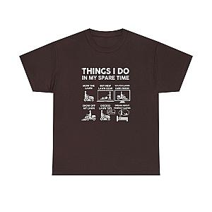 Things I Do in My Spare Time Lawn Mowing T-Shirt | Funny Lawn Guy Gift