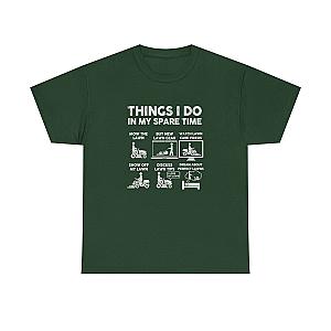 Things I Do in My Spare Time Lawn Mowing T-Shirt | Funny Lawn Guy Gift