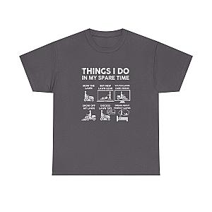 Things I Do in My Spare Time Lawn Mowing T-Shirt | Funny Lawn Guy Gift