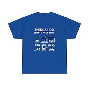 Things I Do in My Spare Time Lawn Mowing T-Shirt | Funny Lawn Guy Gift
