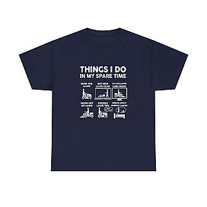 Things I Do in My Spare Time Lawn Mowing T-Shirt | Funny Lawn Guy Gift