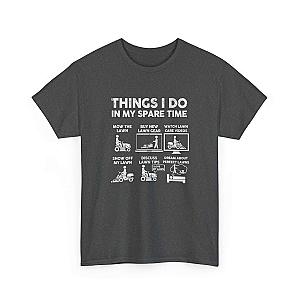 Things I Do in My Spare Time Lawn Mowing T-Shirt | Funny Lawn Guy Gift