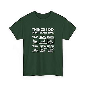 Things I Do in My Spare Time Lawn Mowing T-Shirt | Funny Lawn Guy Gift