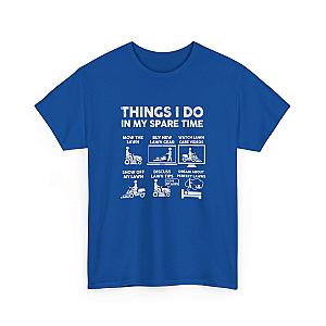 Things I Do in My Spare Time Lawn Mowing T-Shirt | Funny Lawn Guy Gift