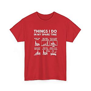 Things I Do in My Spare Time Lawn Mowing T-Shirt | Funny Lawn Guy Gift