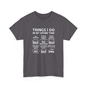 Things I Do in My Spare Time Burger T-Shirt | Funny Foodie Gift