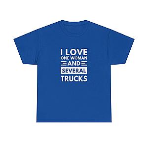 I Love One Woman and Several Trucks T-Shirt | Funny Trucker Gift