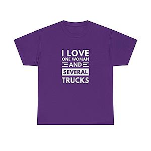 I Love One Woman and Several Trucks T-Shirt | Funny Trucker Gift