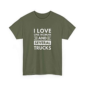 I Love One Woman and Several Trucks T-Shirt | Funny Trucker Gift