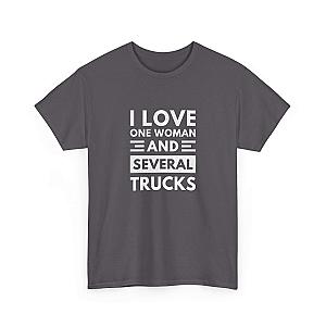 I Love One Woman and Several Trucks T-Shirt | Funny Trucker Gift