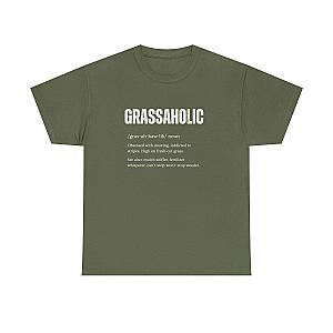 Grassaholic T-Shirt | Funny Lawn Care Gift