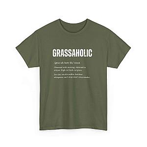 Grassaholic T-Shirt | Funny Lawn Care Gift