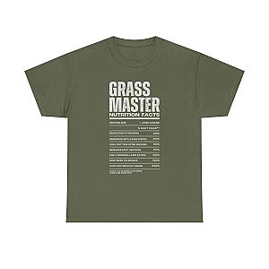 Grass Master Nutrition Facts T-Shirt | Funny Lawn Care Gift