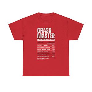Grass Master Nutrition Facts T-Shirt | Funny Lawn Care Gift