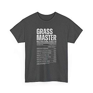 Grass Master Nutrition Facts T-Shirt | Funny Lawn Care Gift