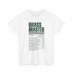 Grass Master Nutrition Facts T-Shirt | Funny Lawn Care Gift