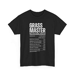 Grass Master Nutrition Facts T-Shirt | Funny Lawn Care Gift
