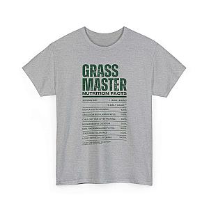 Grass Master Nutrition Facts T-Shirt | Funny Lawn Care Gift