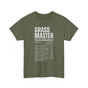 Grass Master Nutrition Facts T-Shirt | Funny Lawn Care Gift