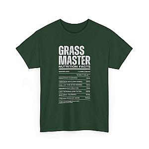 Grass Master Nutrition Facts T-Shirt | Funny Lawn Care Gift