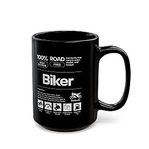 Biker Definition Coffee Mug | Funny Motorcycle Enthusiast Gift