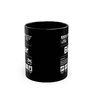 Biker Definition Coffee Mug | Funny Motorcycle Enthusiast Gift