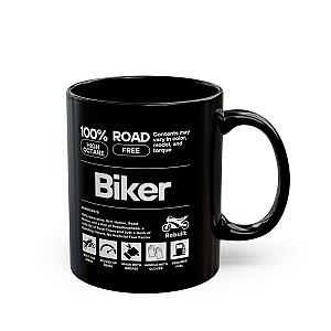 Biker Definition Coffee Mug | Funny Motorcycle Enthusiast Gift
