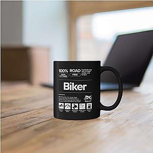 Biker Definition Coffee Mug | Funny Motorcycle Enthusiast Gift