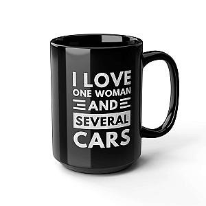 I Love One Woman and Several Cars Coffee Mug | Funny Car Guy Gift