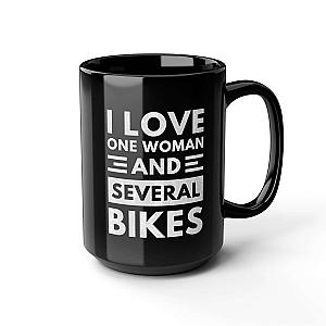 I Love One Woman and Several Bikes Coffee Mug | Funny Biker Gift