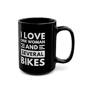 I Love One Woman and Several Bikes Coffee Mug | Funny Biker Gift