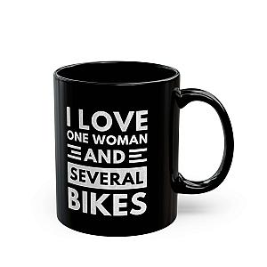 I Love One Woman and Several Bikes Coffee Mug | Funny Biker Gift