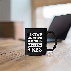 I Love One Woman and Several Bikes Coffee Mug | Funny Biker Gift
