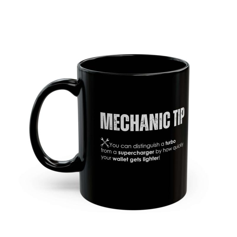 Turbo vs Supercharger Coffee Mug | Mechanic Car Guy Gift