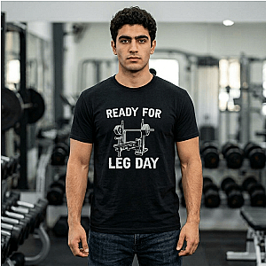 Ready for Leg Day T-Shirt | Funny Gym Shirt for Men