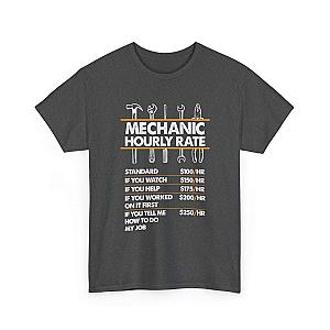 Mechanic Hour Rate T-Shirt | Funny Car Guy Mechanic Tee
