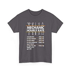 Mechanic Hour Rate T-Shirt | Funny Car Guy Mechanic Tee
